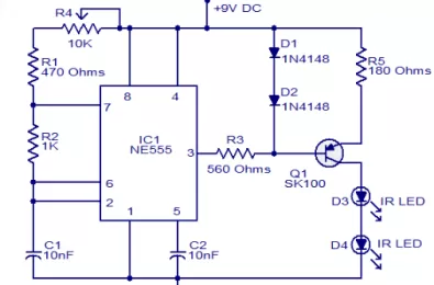 Mạch gây nhiễu từ xa cho TV